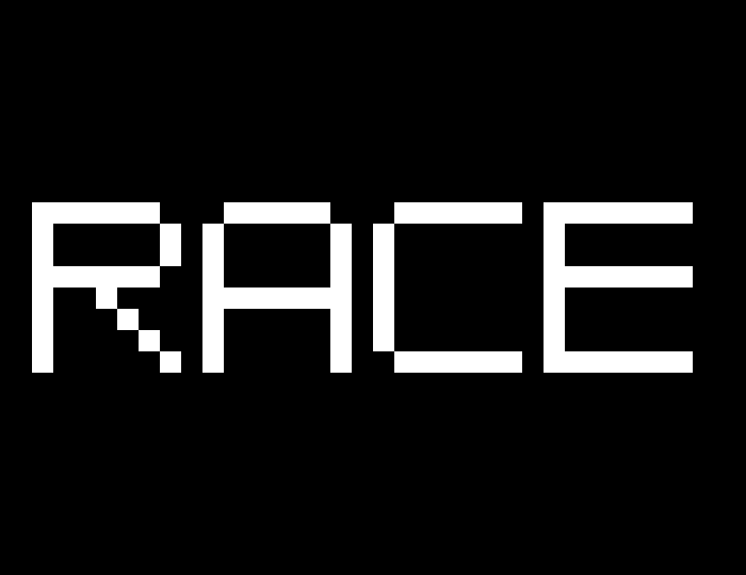 Race title screen on the Tatung Einstein