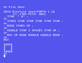 Five definitions, and the box of stars that BOX prints