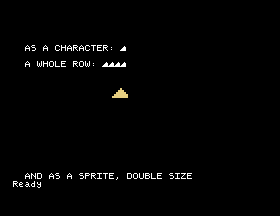 A designed piece of cheese printed as a character and shown as a sprite