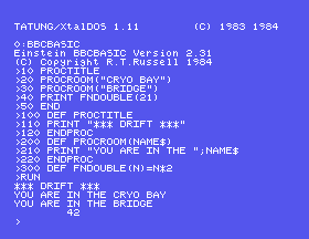 Procedures and a function