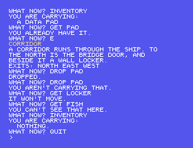 Taking, dropping and the inventory