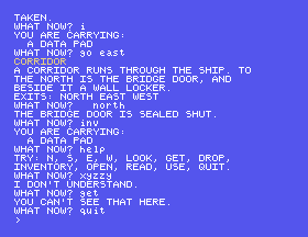 DRIFT understanding commands typed in small letters