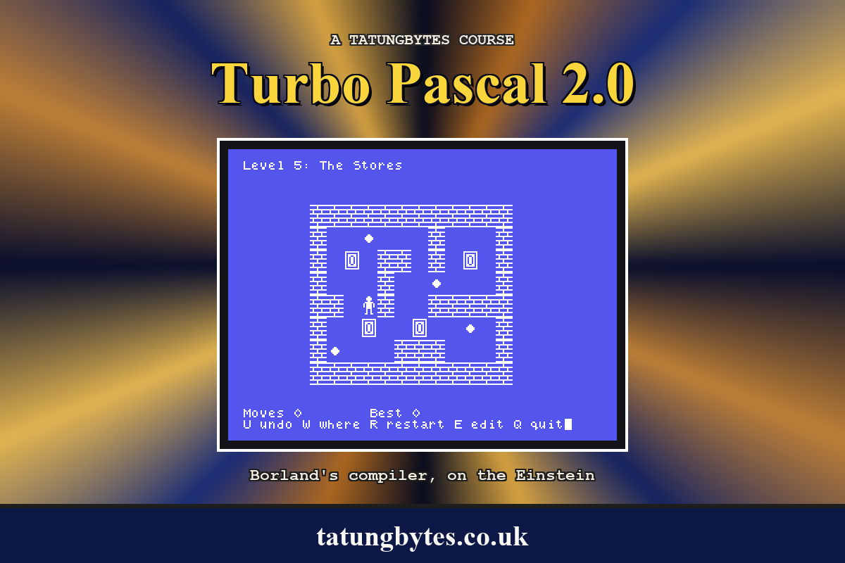 Turbo Pascal 2.0 course cover