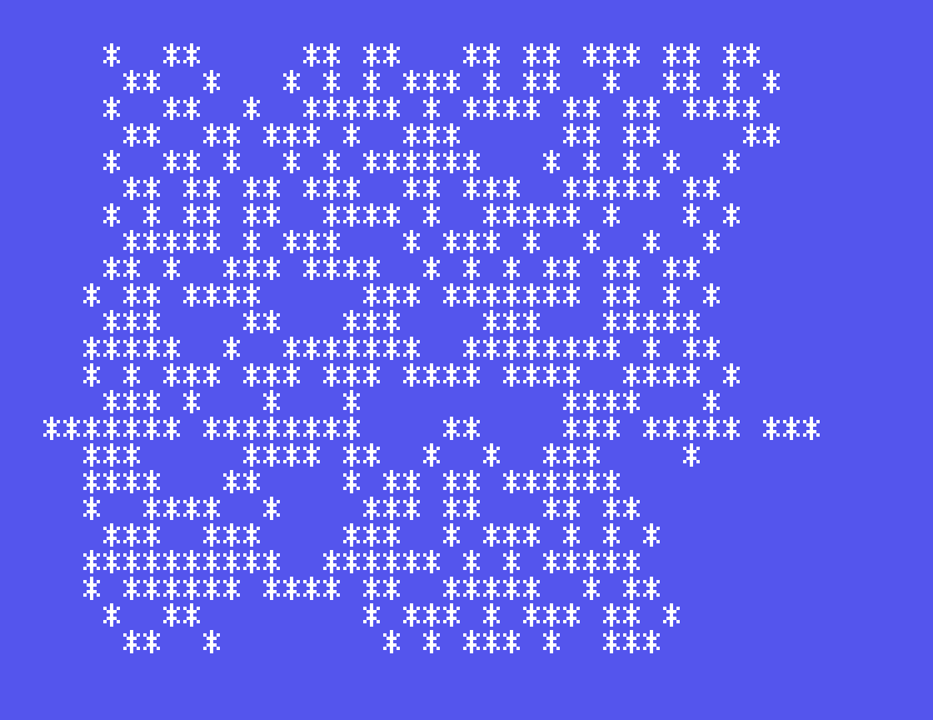 A dense screen of structures a few restarts in