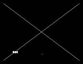 Lines, dots and a redefined character