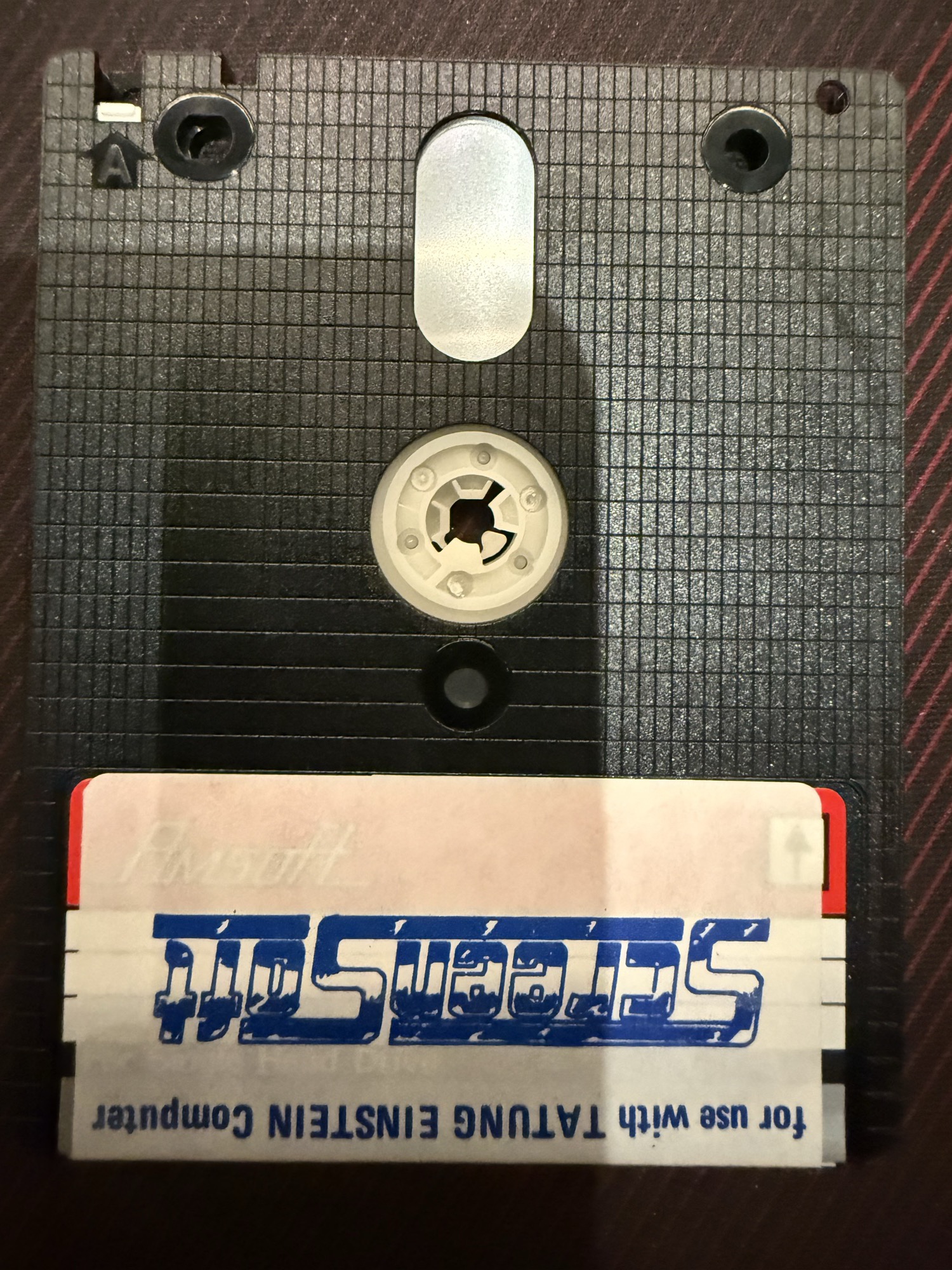 The disc's first side, carrying a printed Screensoft label