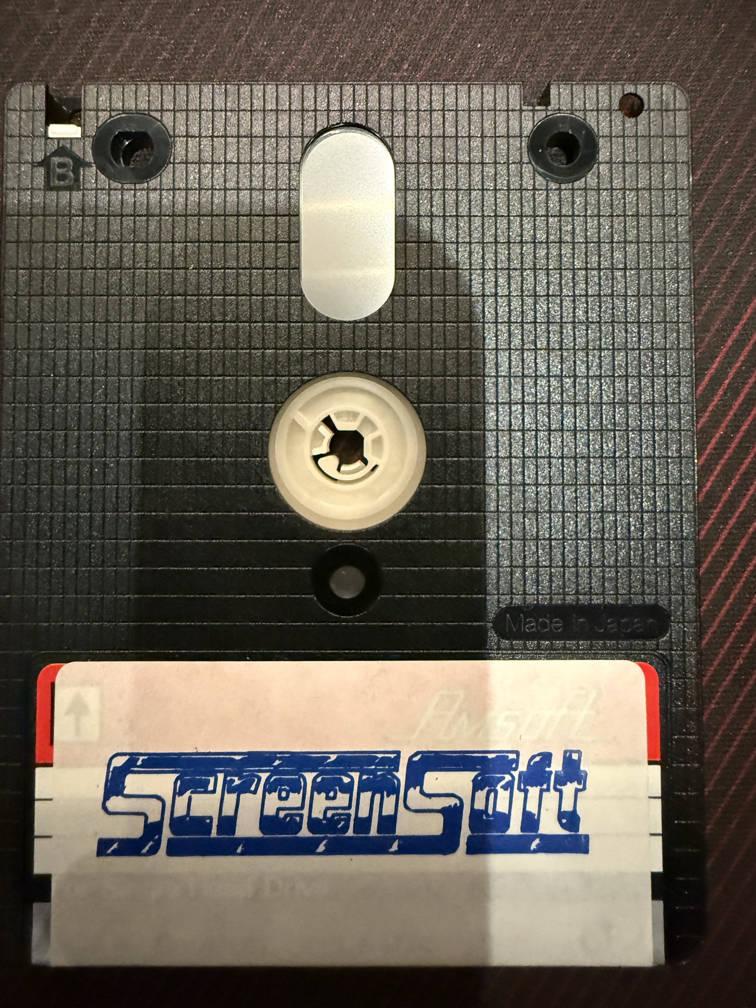 The disc's second side, also with a Screensoft label