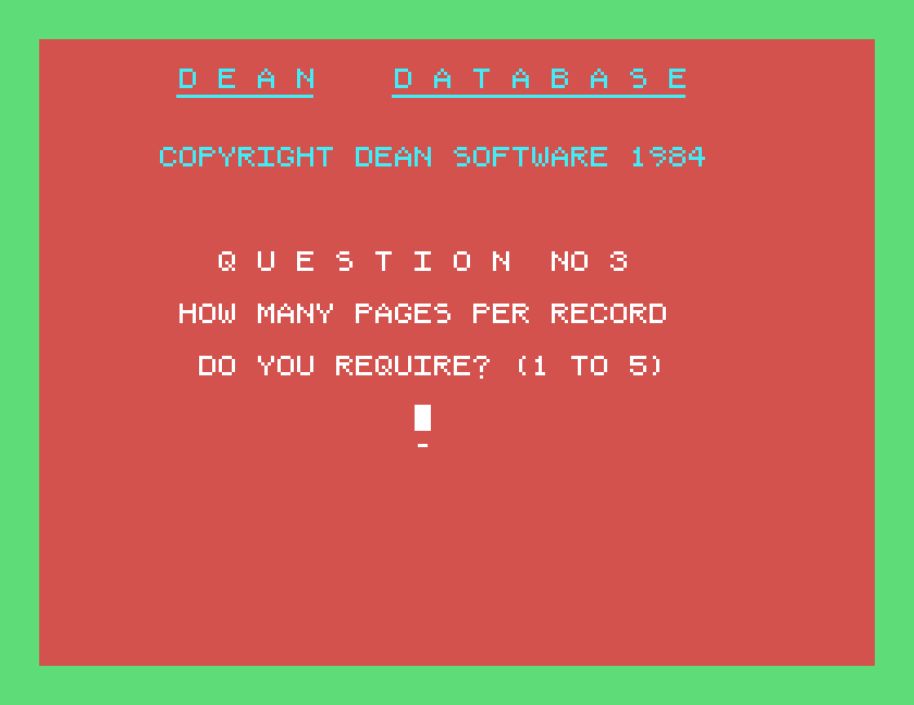 QUESTION NO 3: HOW MANY PAGES PER RECORD DO YOU REQUIRE? (1 TO 5)