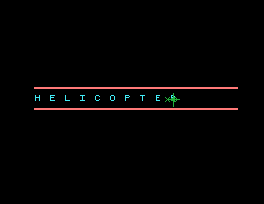 Helicopter UK title screen