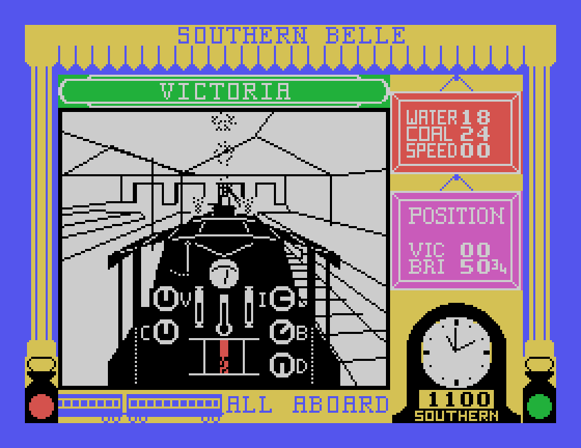 The position panel at Victoria: VIC 00, BRI 50¾