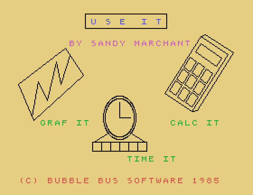 Use It title screen in MAME