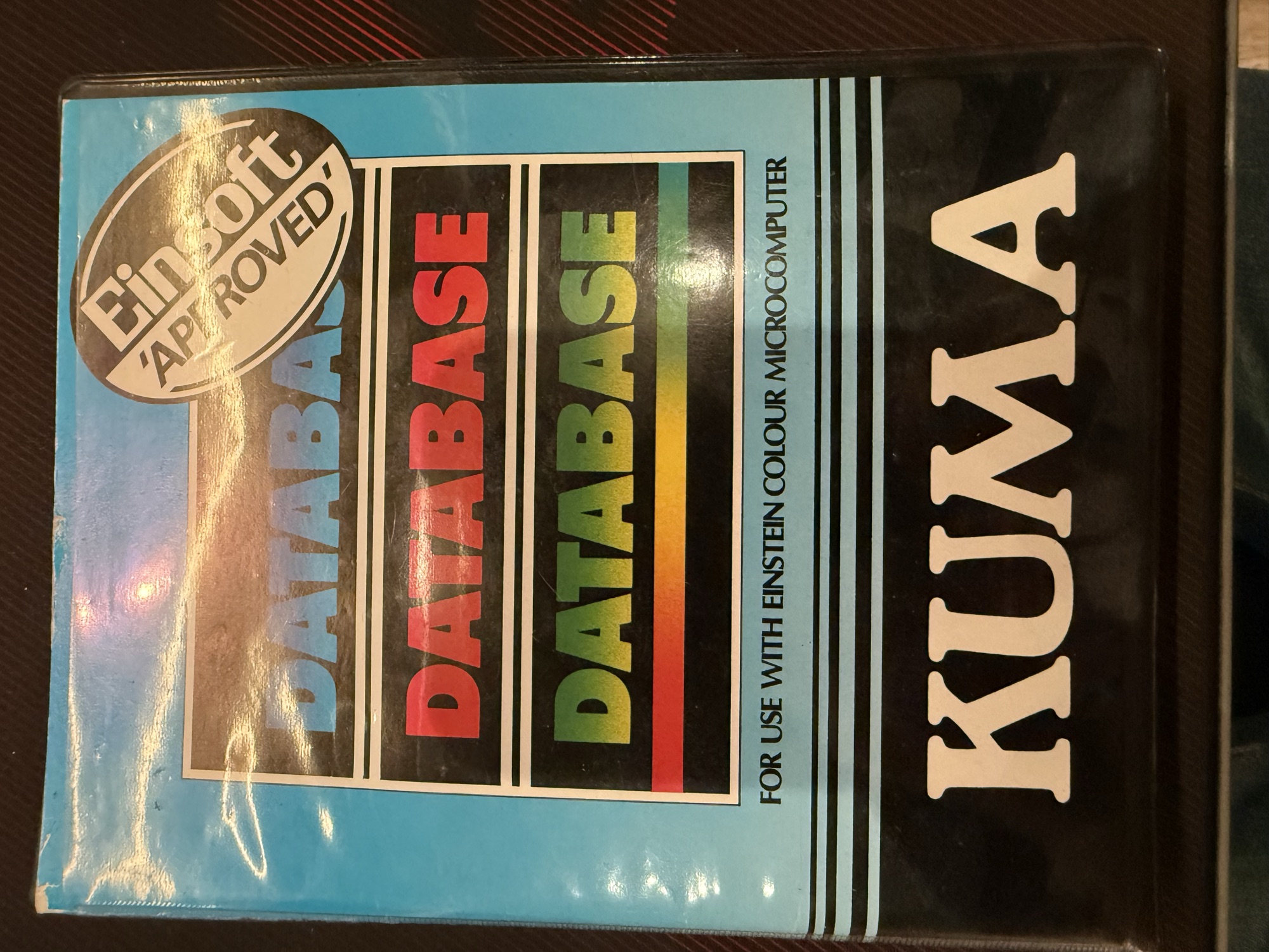 Kuma Database case front, Einsoft Approved