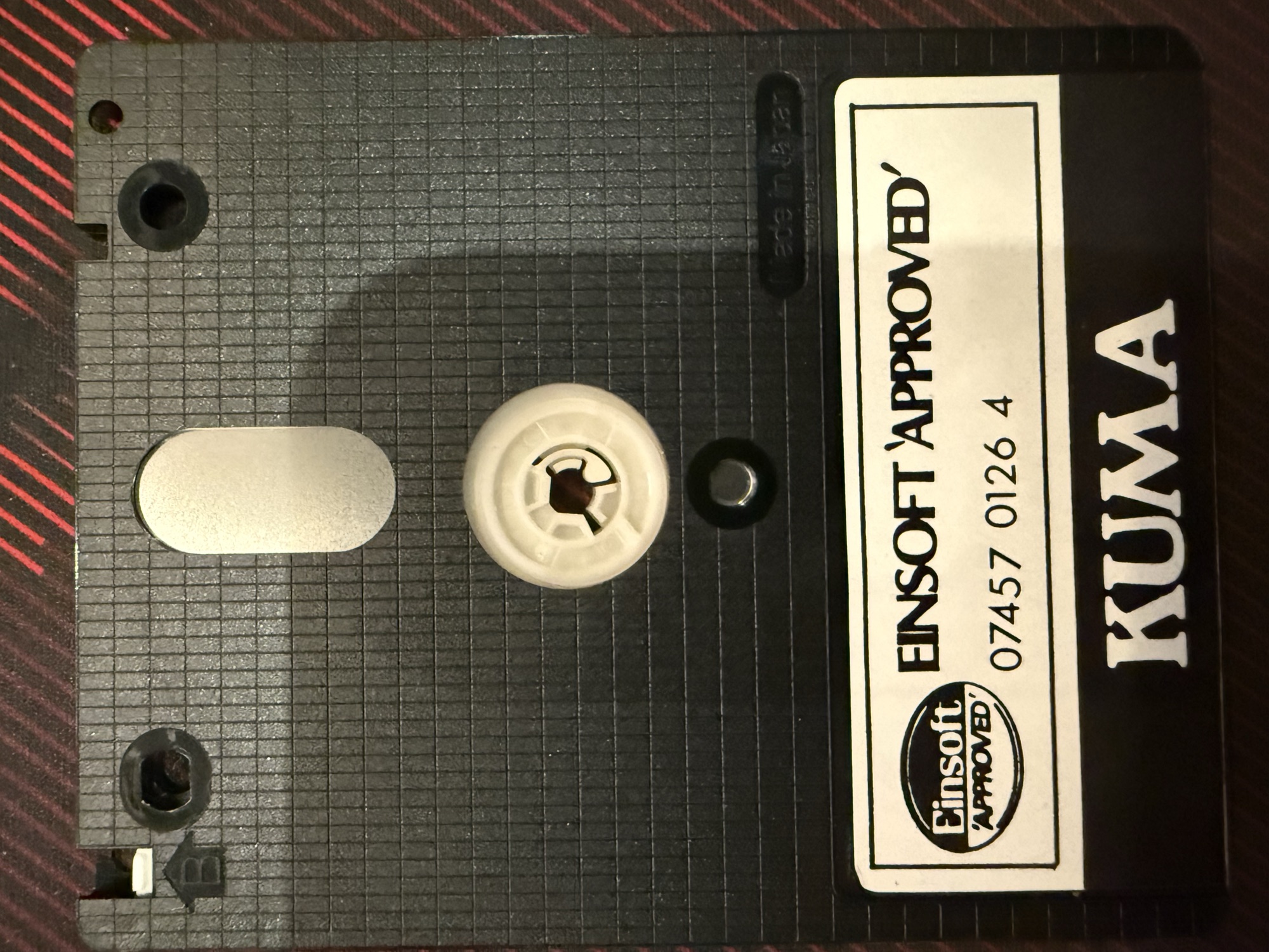 Side B of the disc, with the Einsoft Approved label