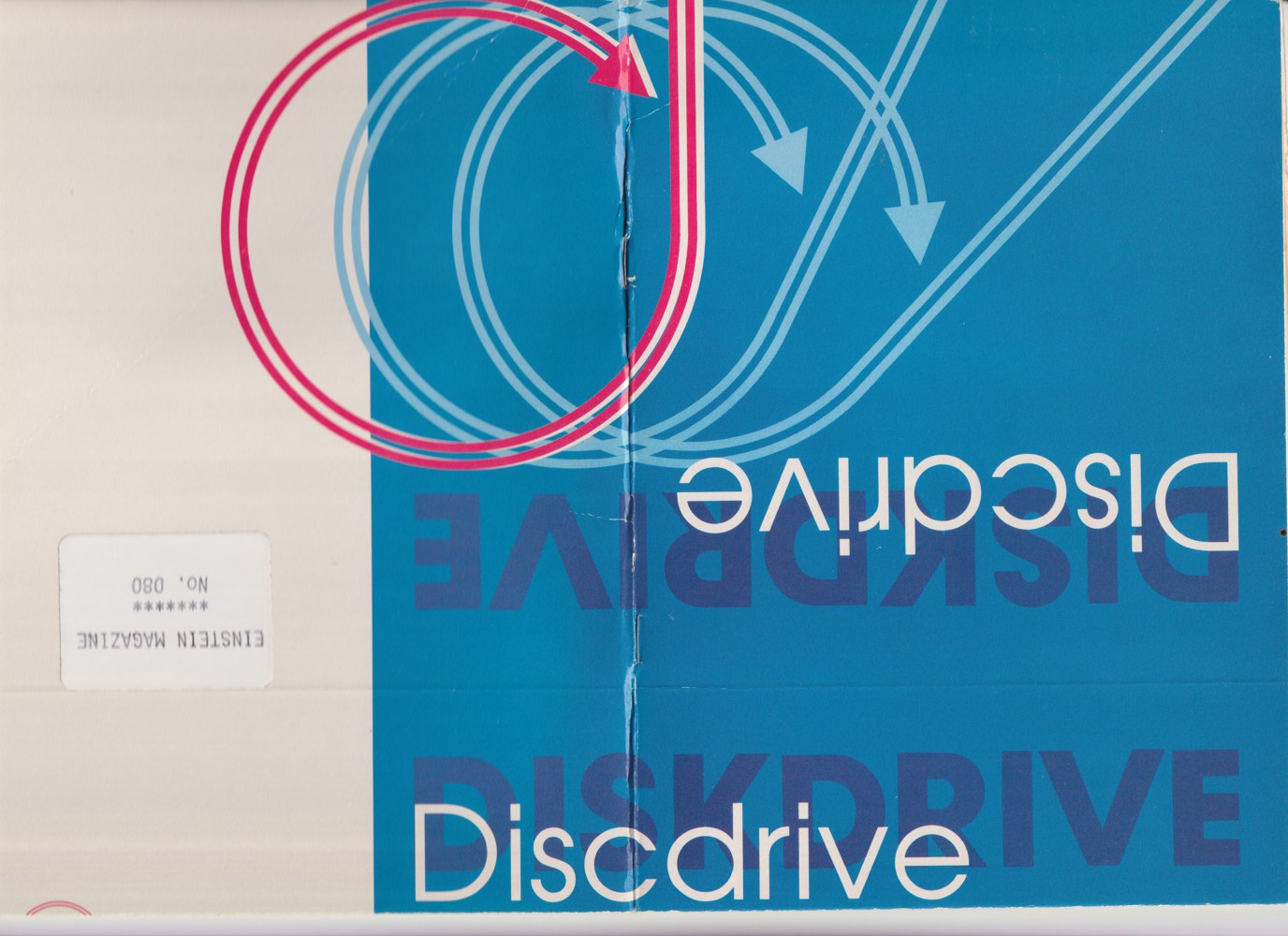 Einstein Magazine No. 80 in its Discdrive mailing wallet, late 1996