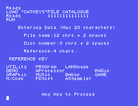 Ted Cawkwell's disc catalogue