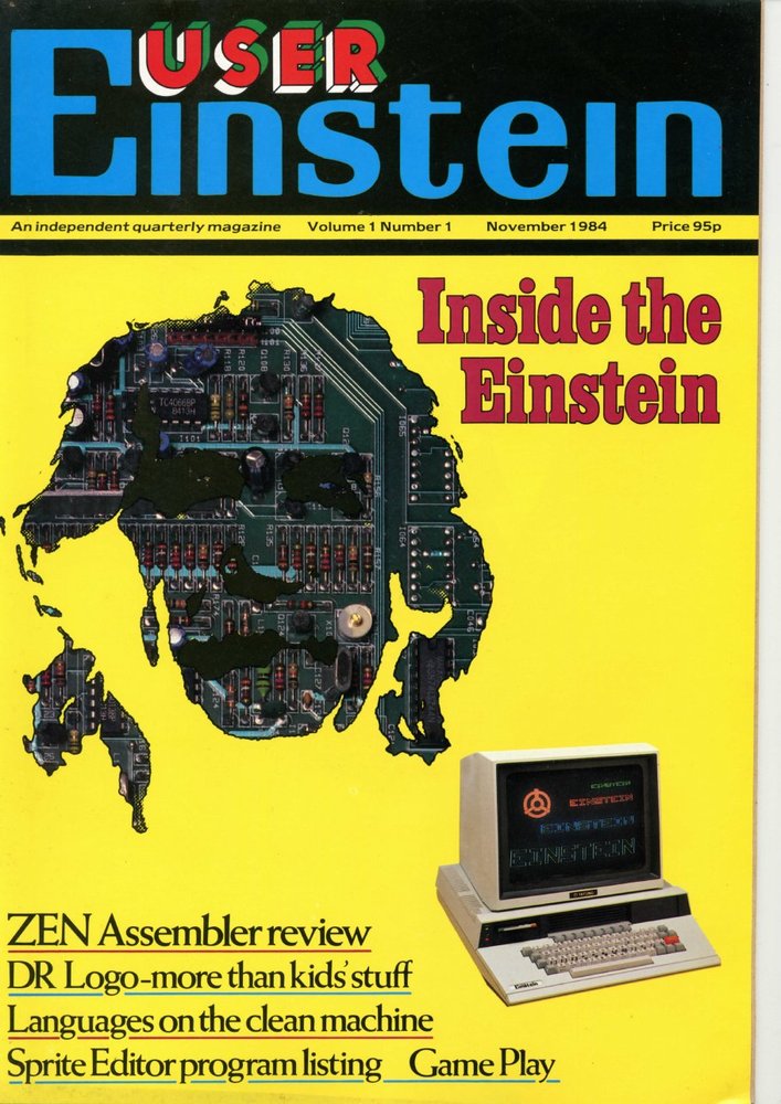 The front cover of Tatung Einstein User Volume 1 Number 1