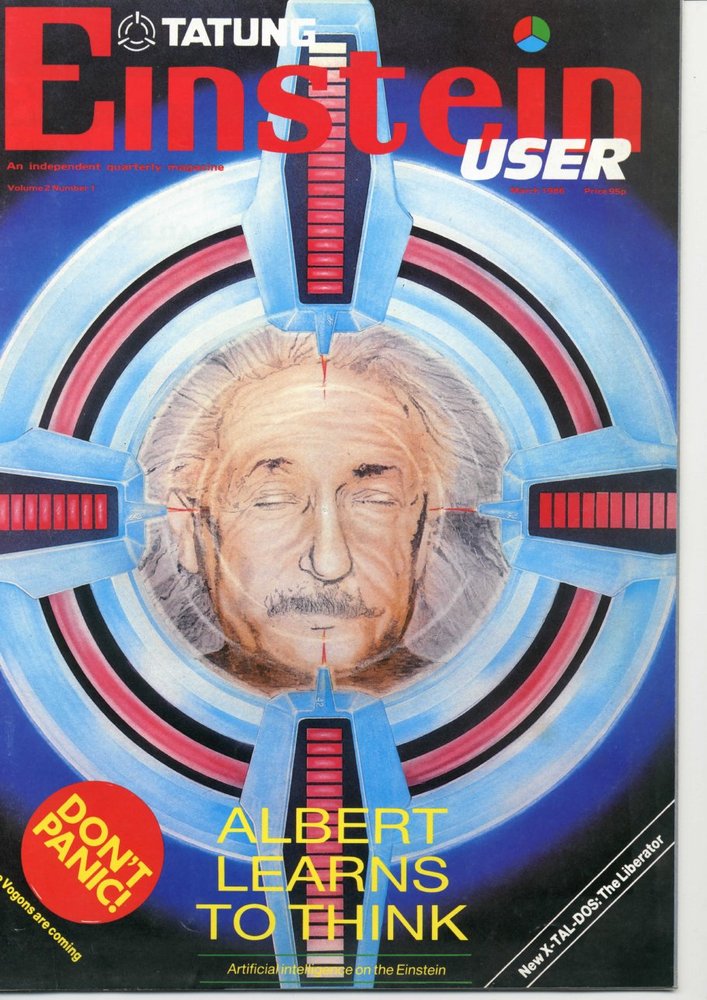 The front cover of Tatung Einstein User Volume 2 Number 1