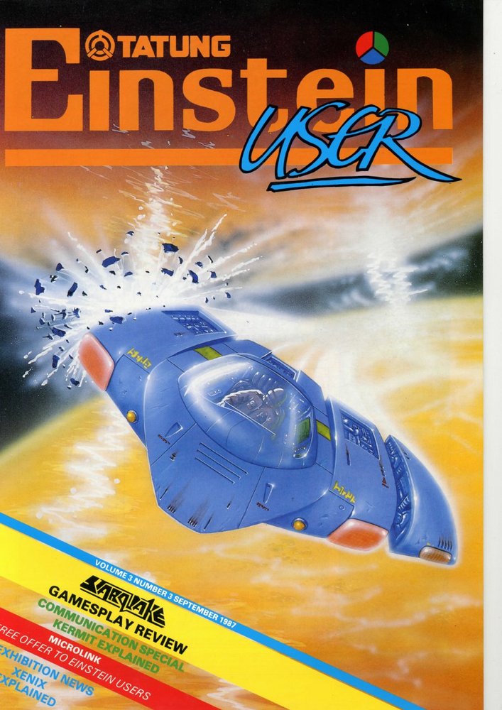 The front cover of Tatung Einstein User Volume 3 Number 3