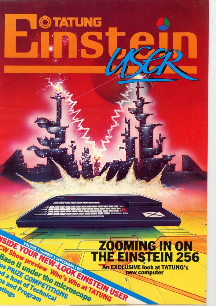 The front cover of Tatung Einstein User Volume 2 Number 3