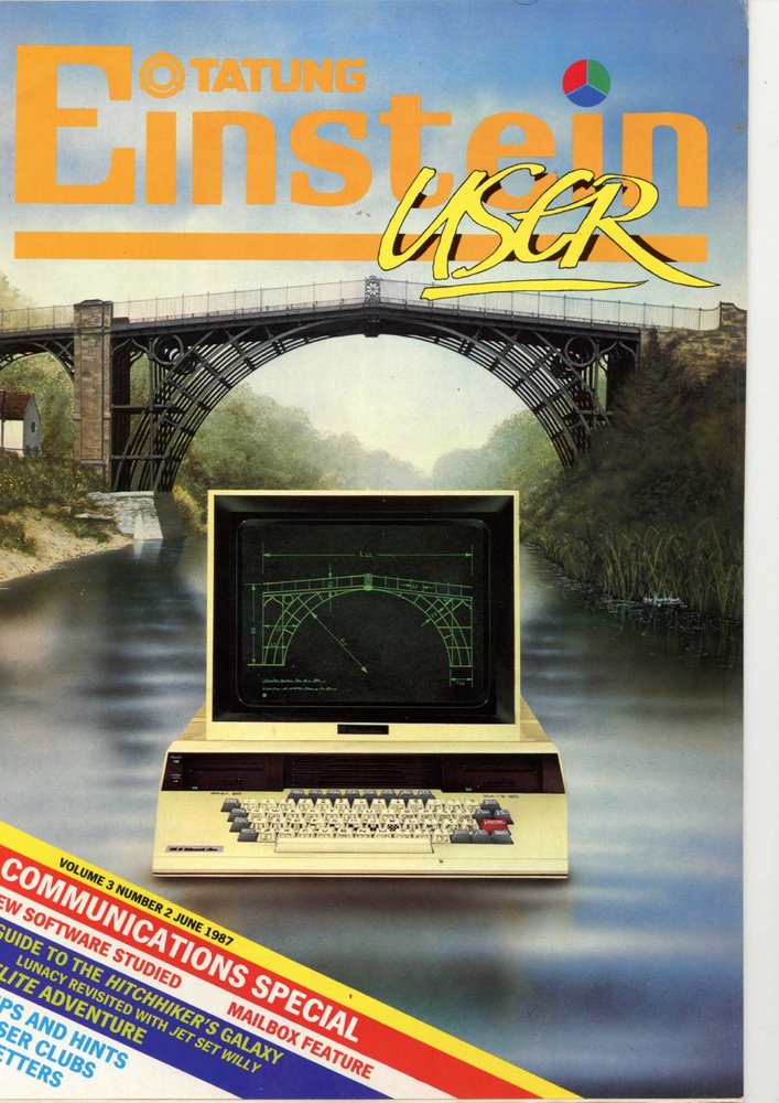 The front cover of Tatung Einstein User Volume 3 Number 2