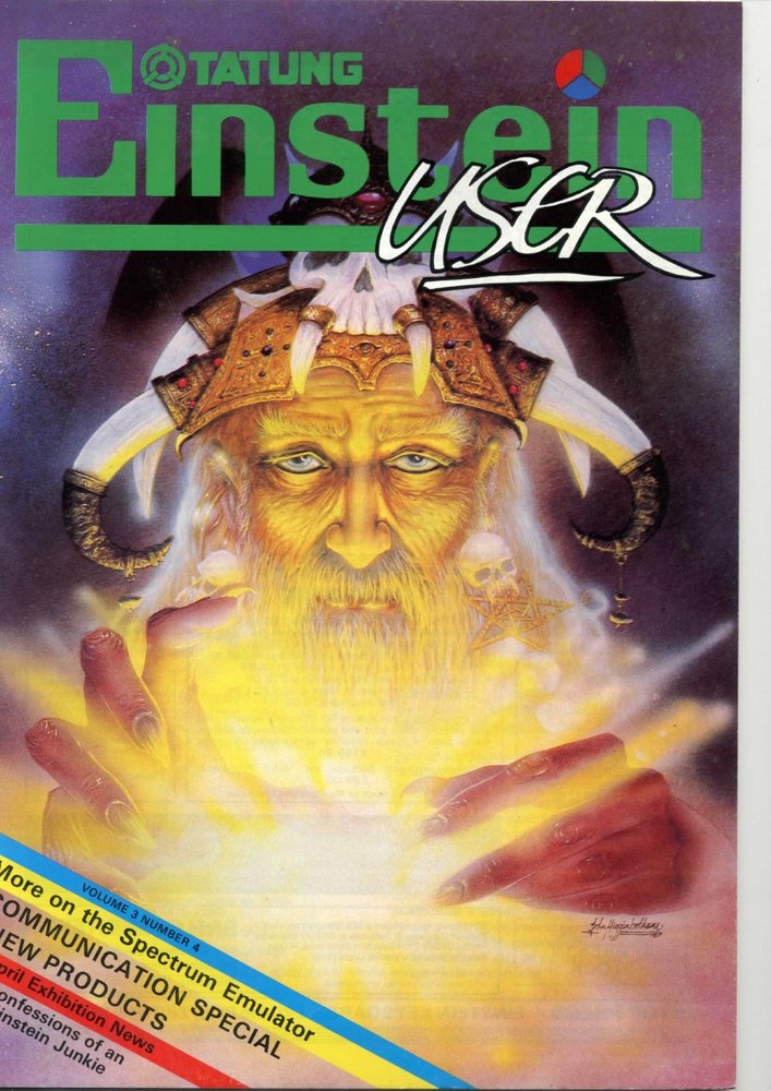The front cover of Tatung Einstein User Volume 3 Number 4