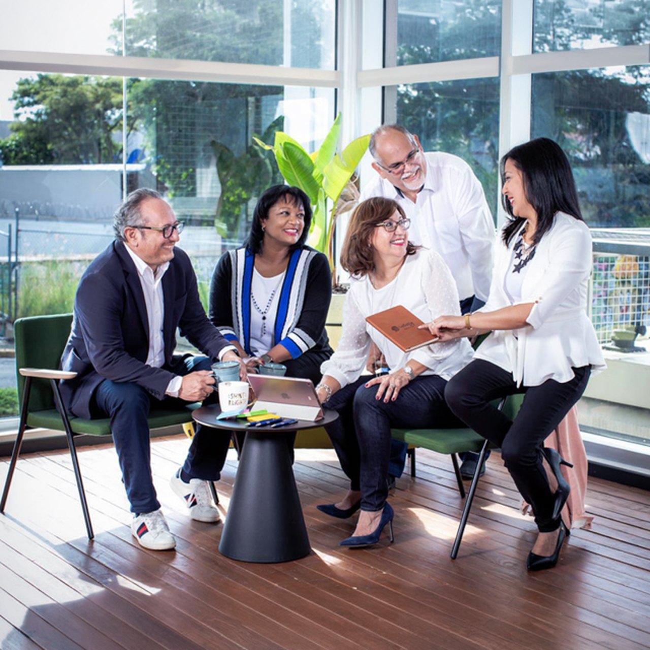 LaSalle Group consultants in a working session