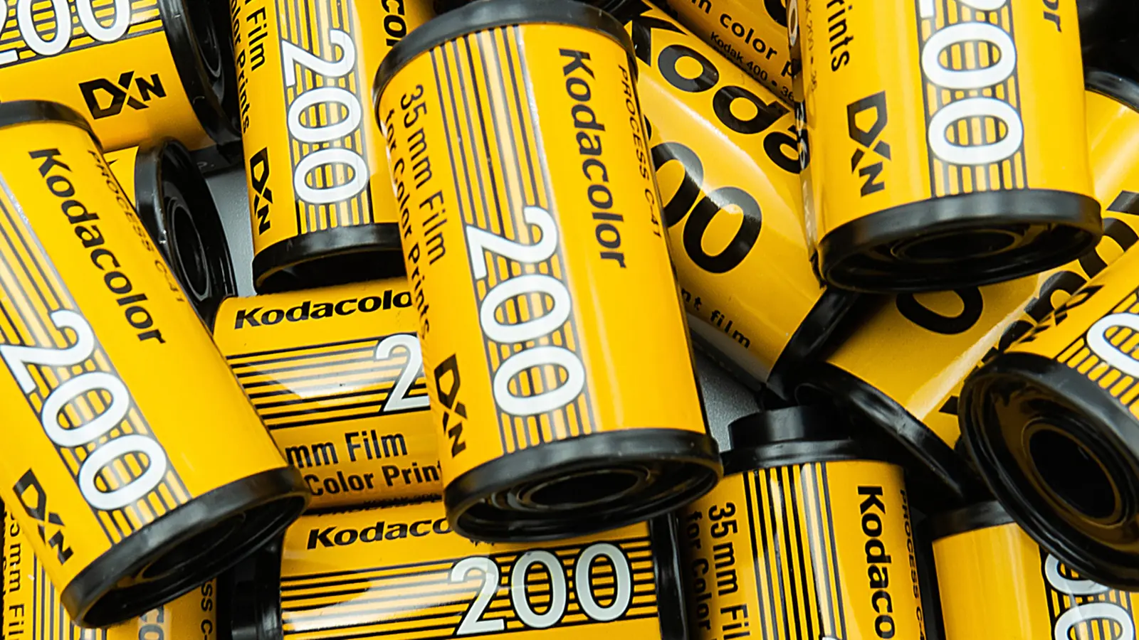 Rolls of Kodak 35mm colour film
