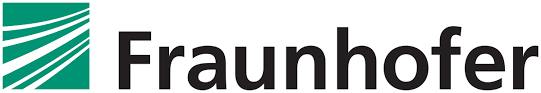 Fraunhofer logo with stylized green and white lines forming a square to the left of the text.