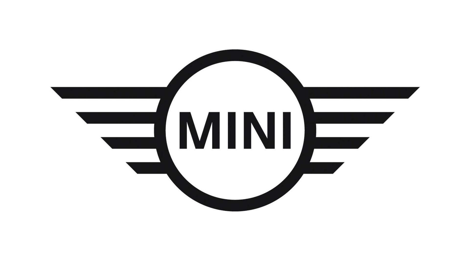 MINI brand logo with stylized wings extending from a circular center containing the word MINI.