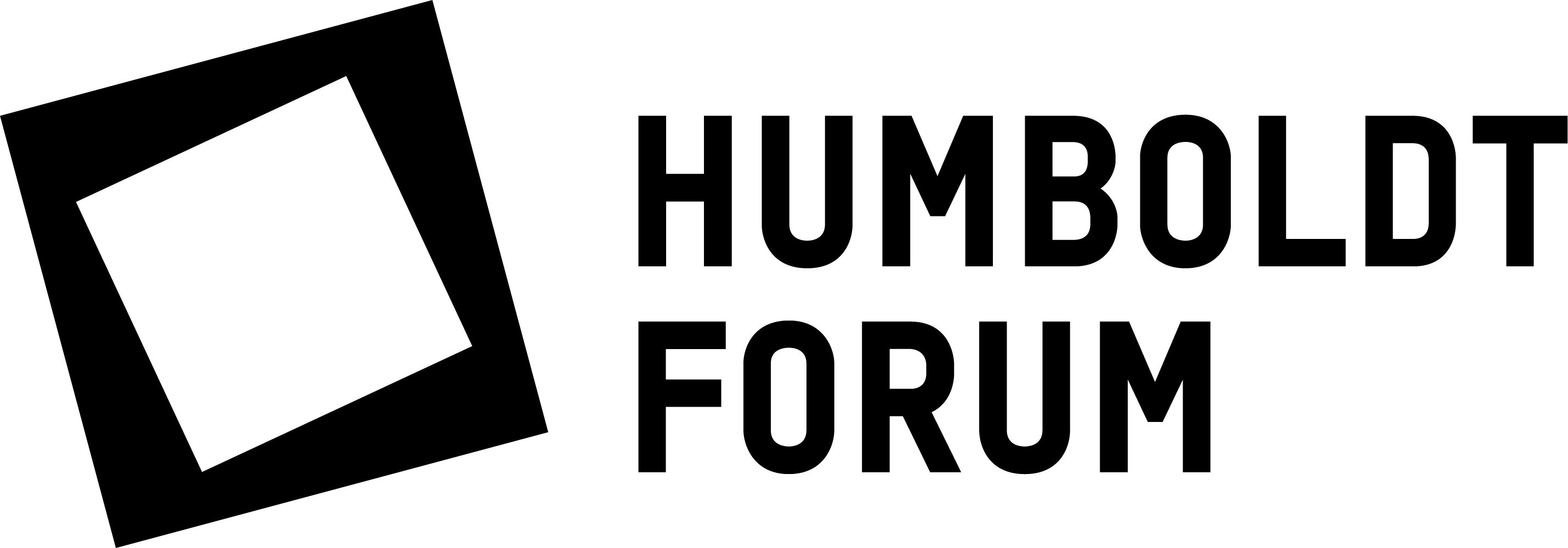 Text logo reading Humboldt Forum in simple black font on transparent background.