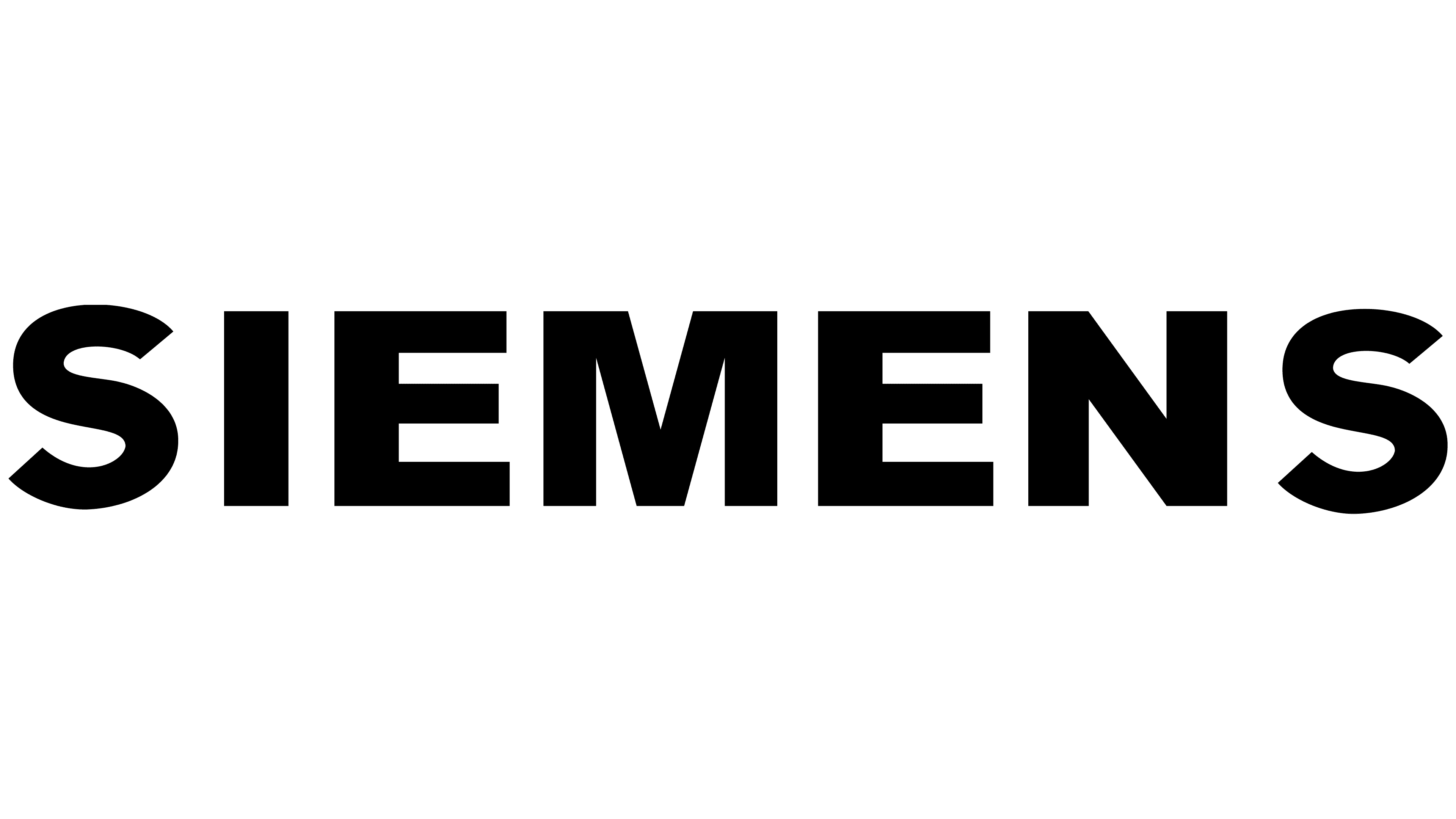 Siemens corporate logo in blue text on a transparent background.