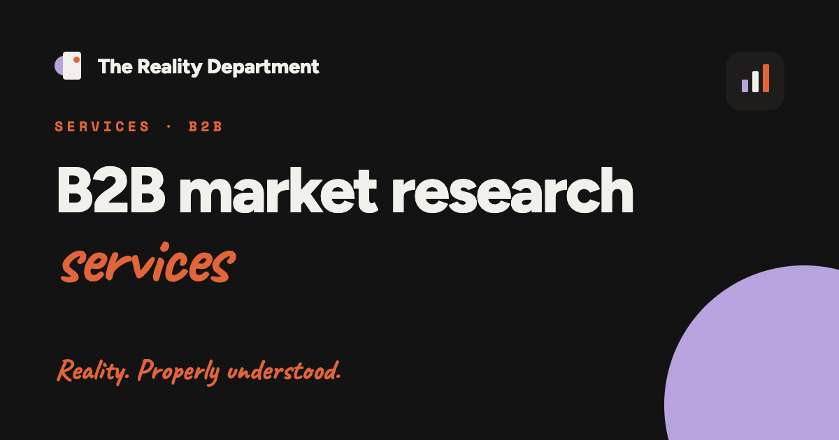B2B Market Research Agency: Services, Pricing, and Value