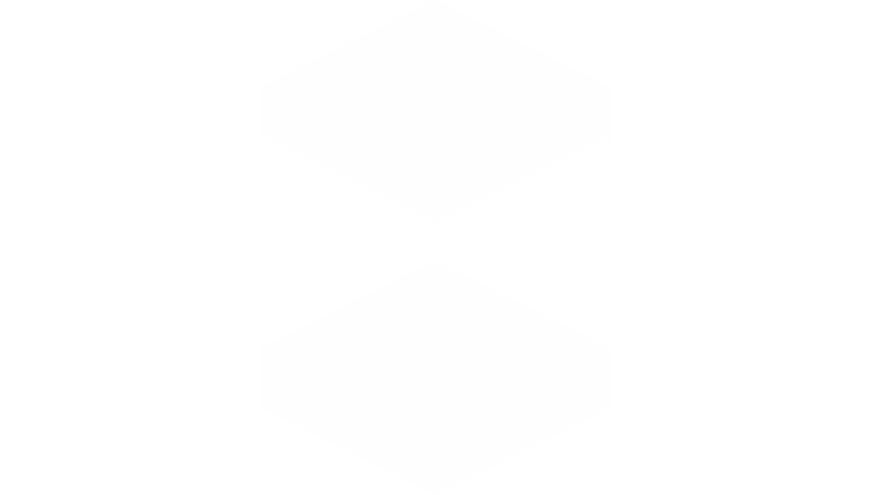 Black and white geometric shape resembling an hourglass or bowtie inside a hexagon with a black background.