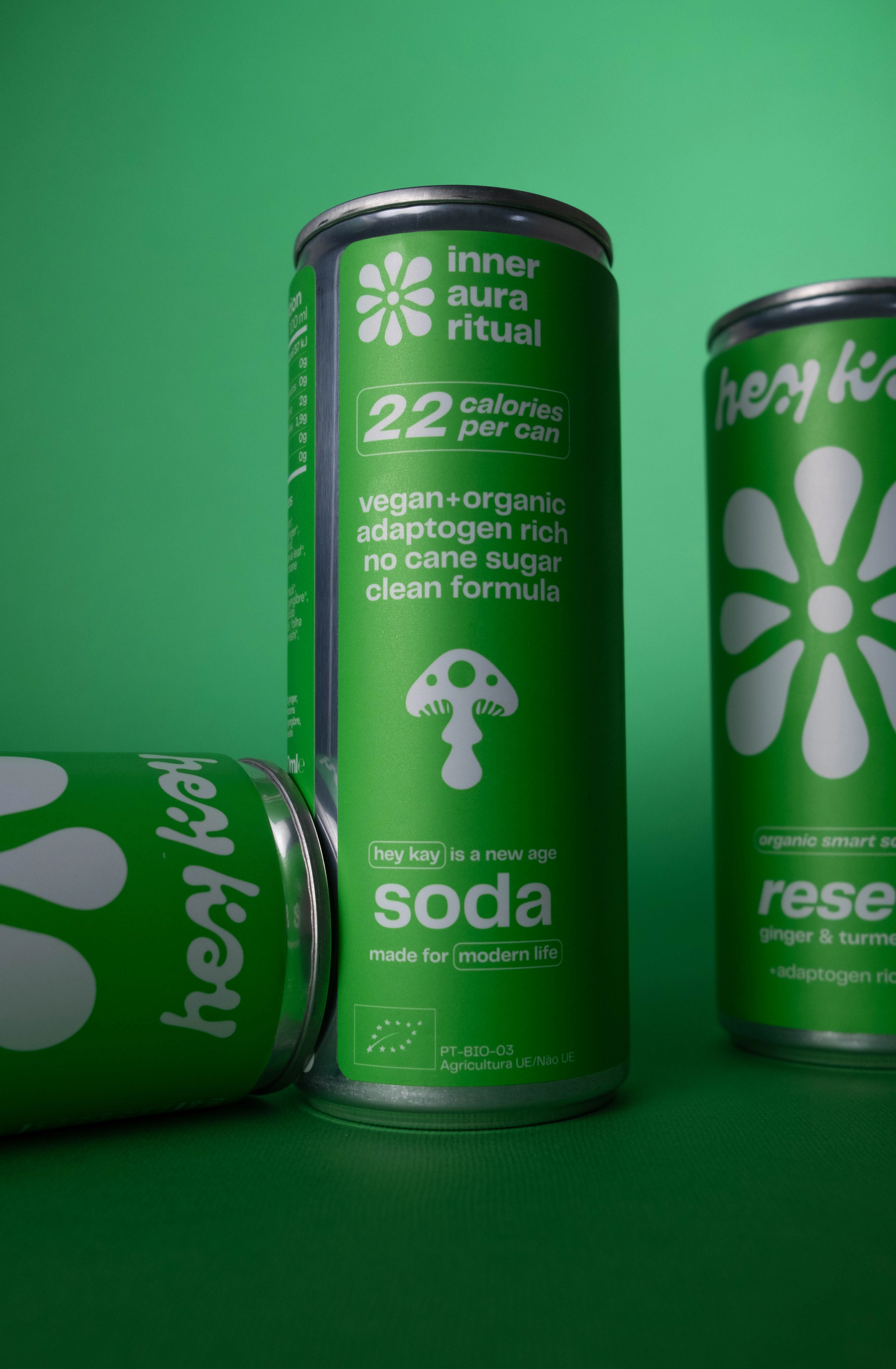 hey kay reset can: 22 calories, vegan and organic, adaptogen-rich