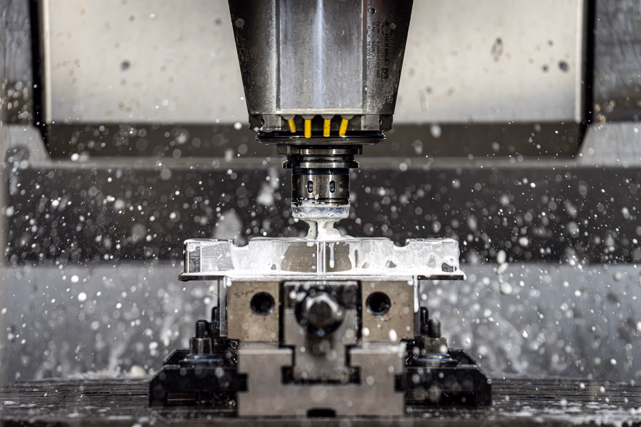 Image d'une machine d'usinage de précision de l'entreprise Leyskens SA