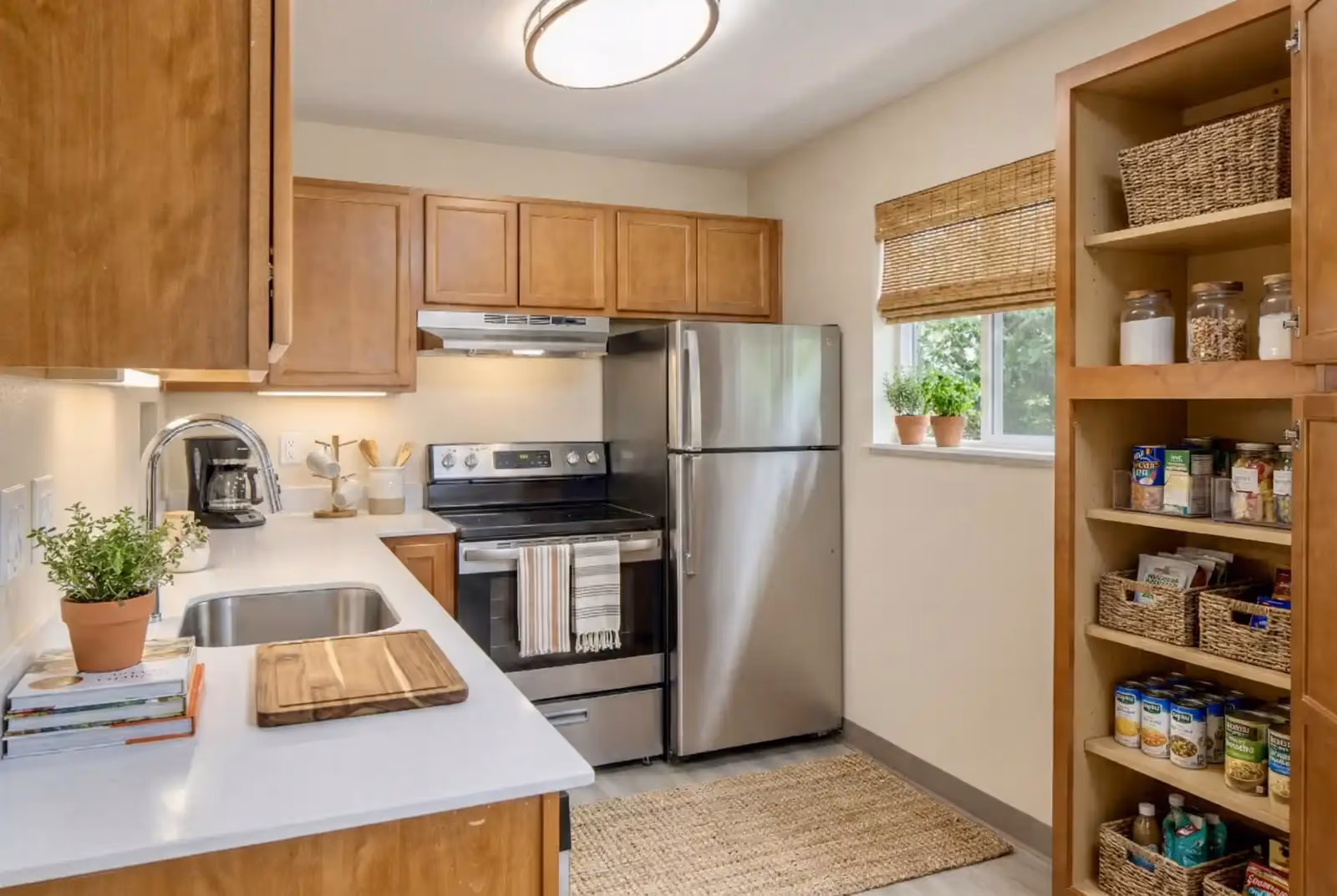 Furnished kitchen