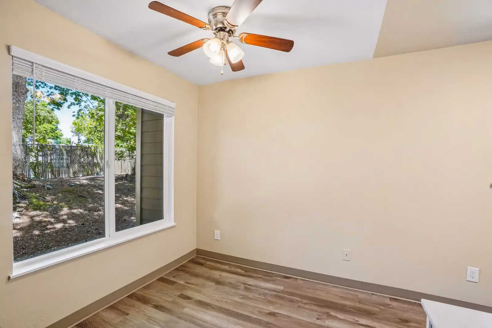 Layout of living room and dining room