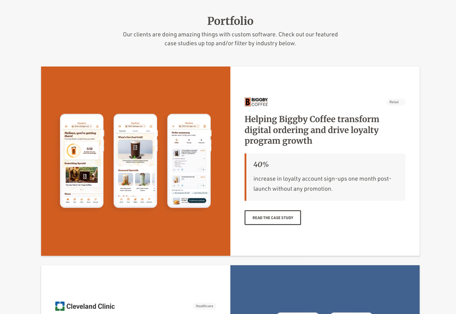 Screen from the project
