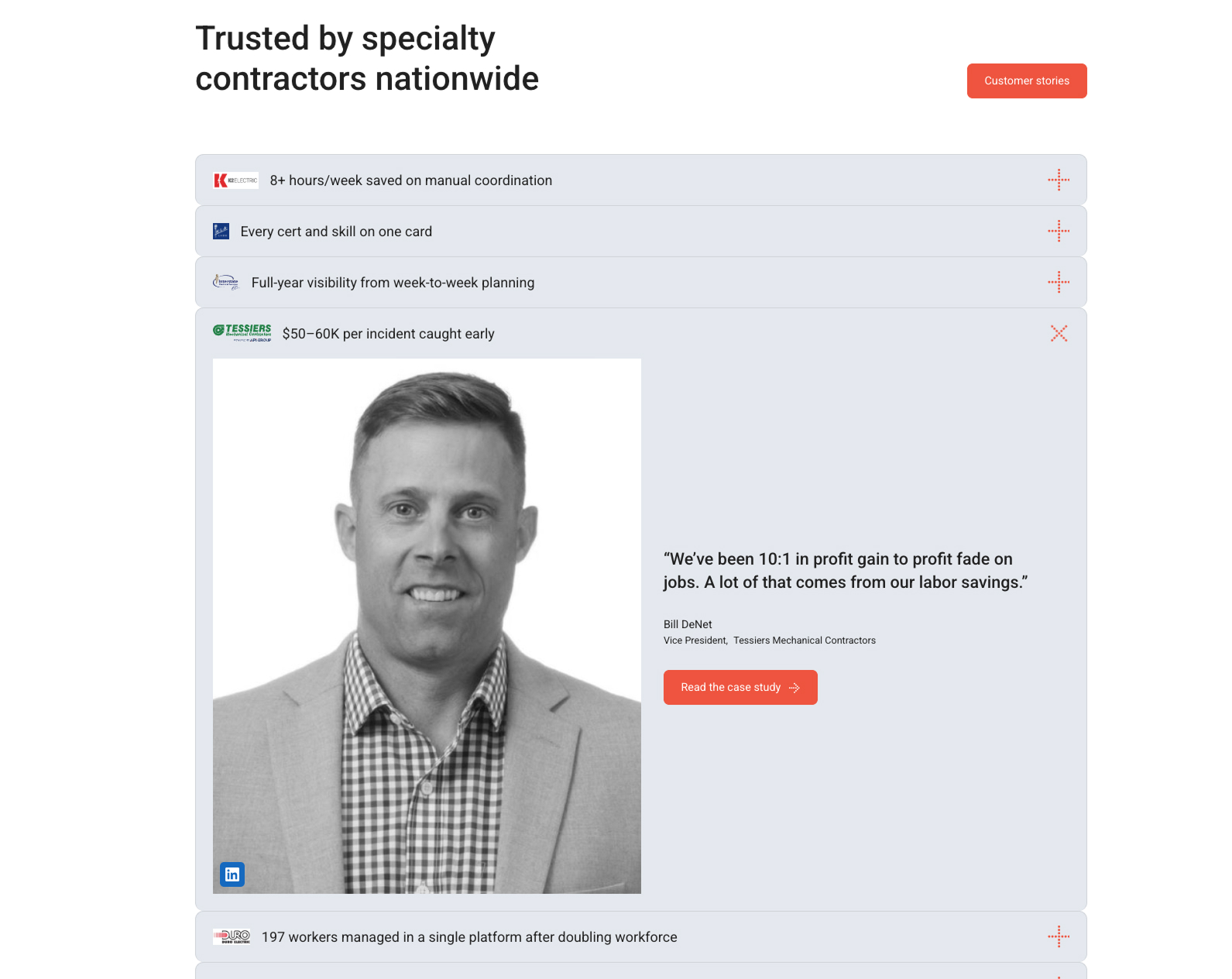 Screen from the project