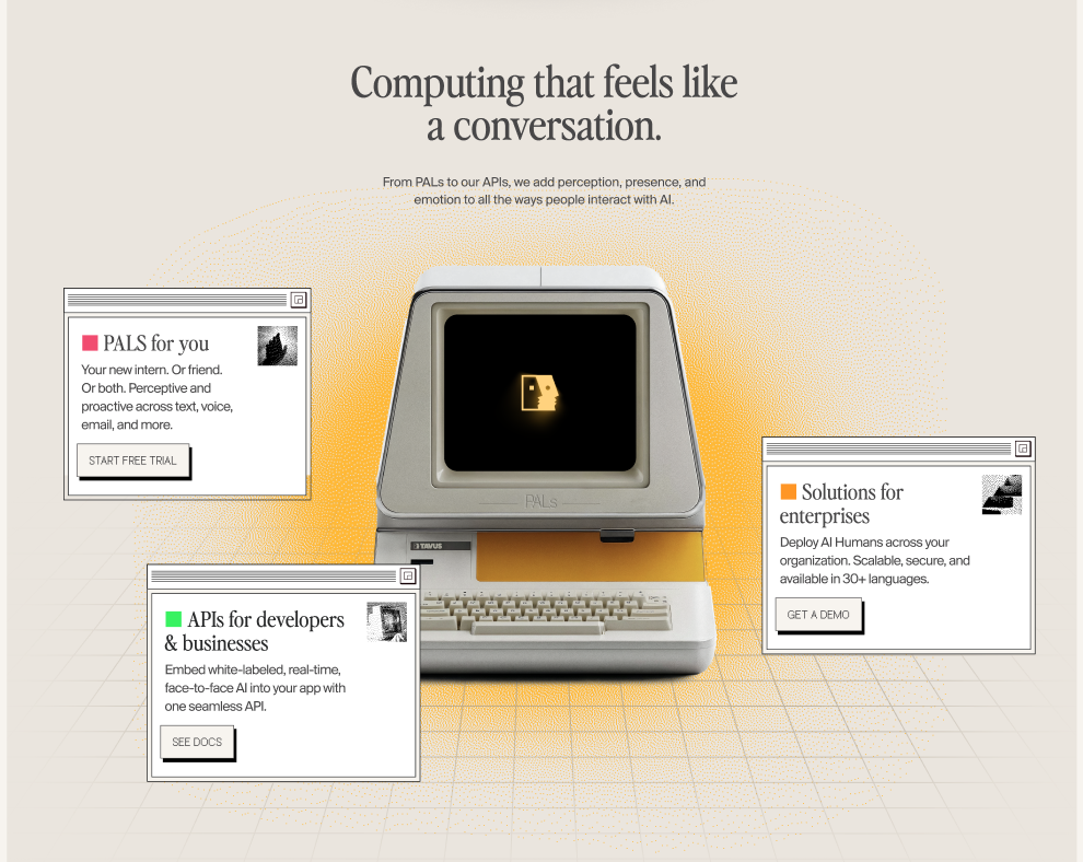 Screen from the project
