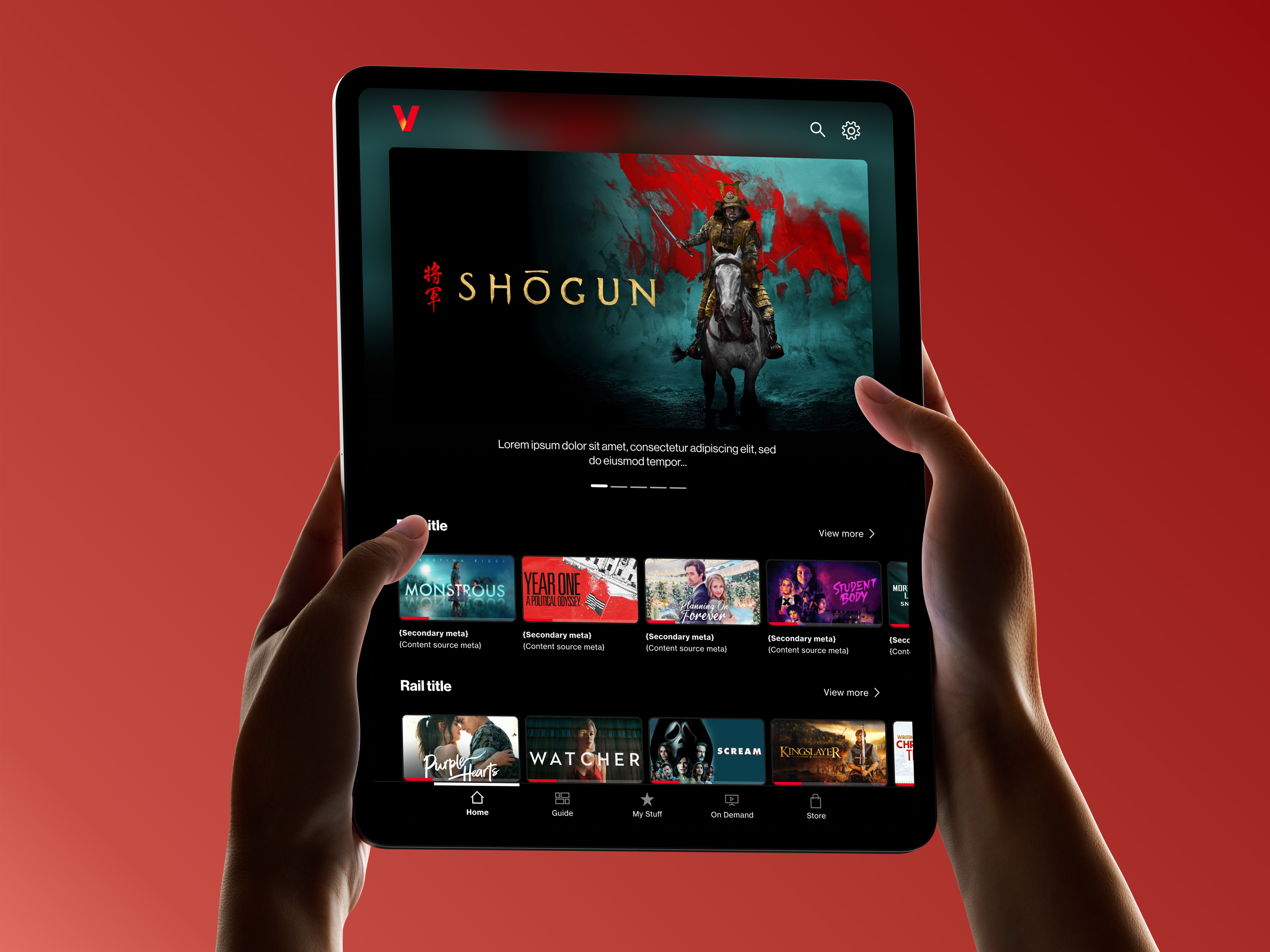 Tablet hero