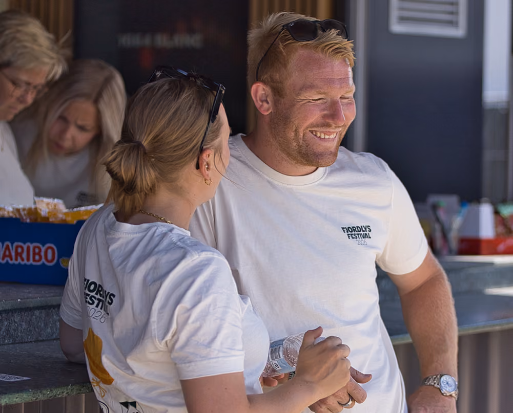 Frivillige på Fjordlys Festival 2025