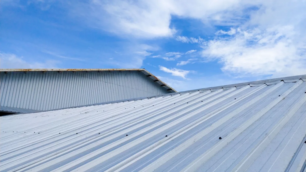 Metal Roof Color Steely Silver Unpainted