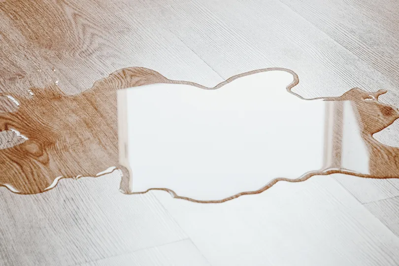 Water on the floor
