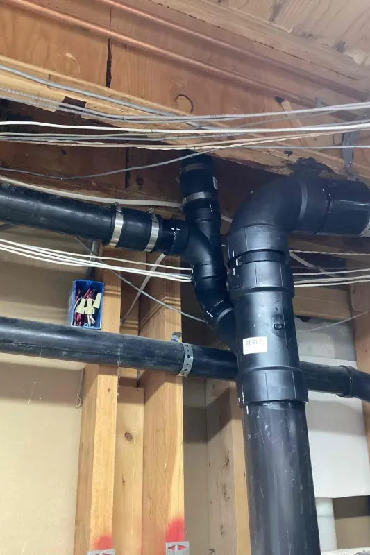 Pipes in a house