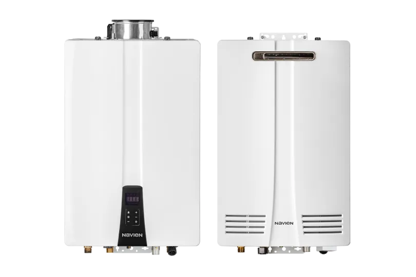 A Navien tankless water heater