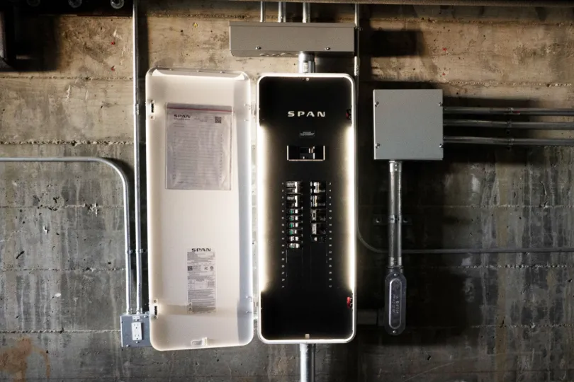 A SPAN electrical panel