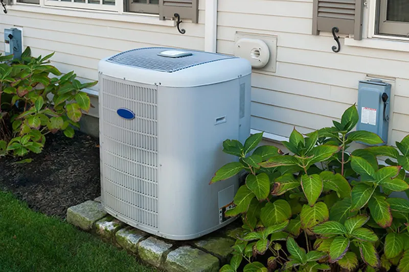 An air conditioning unit outside.