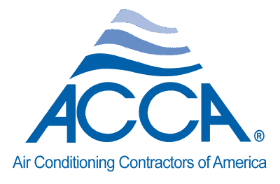 The logo for the Air Conditioning Contractors of America.
