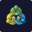 Icon of three stylized people in yellow, blue, and green sitting in a circle.